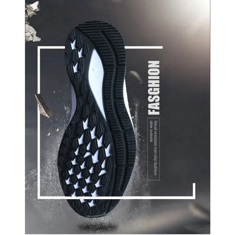 Мужские кроссовки для спорта на открытом воздухе Удобная вязаная сетчатая