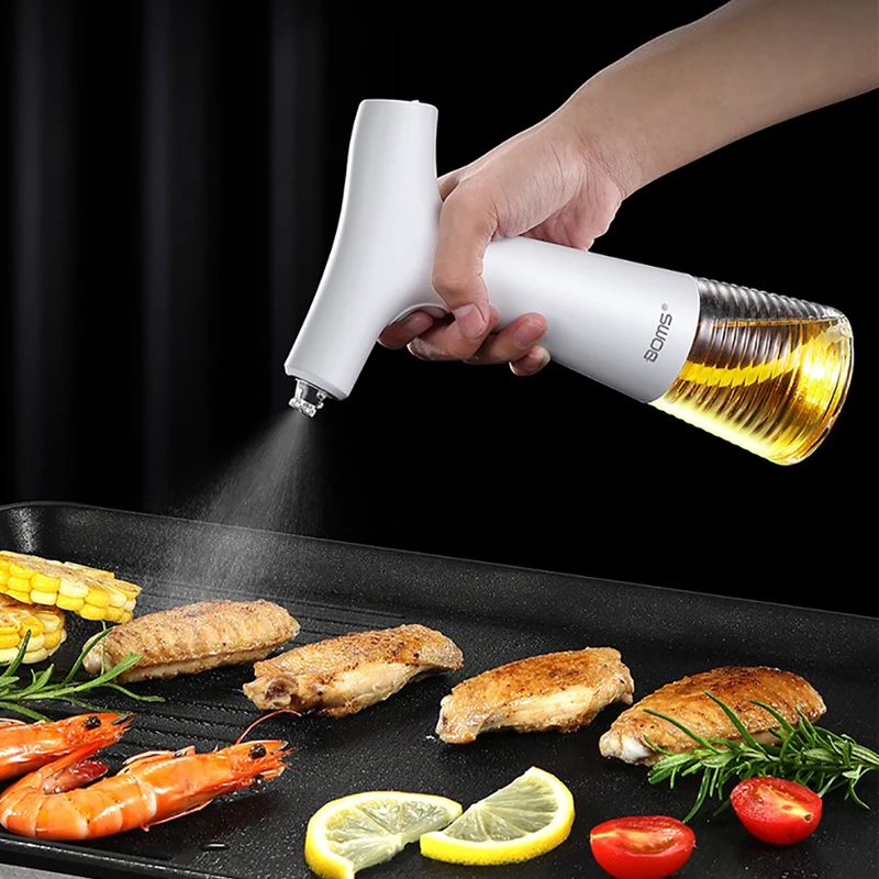 

Electric Olive Oil Spray Bottle Dispenser USB Charging Creative Soy Sauce Jar Vinegar Storage Bottle For BBQ Kitchen Oil Sprayer