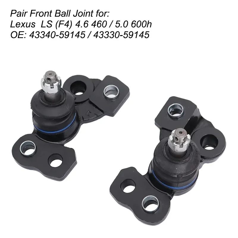 Пара передних шаровых шарниров для Lexus LS460 AWD LS600H 2006 ~ OE: 43340-59145/43330-59145