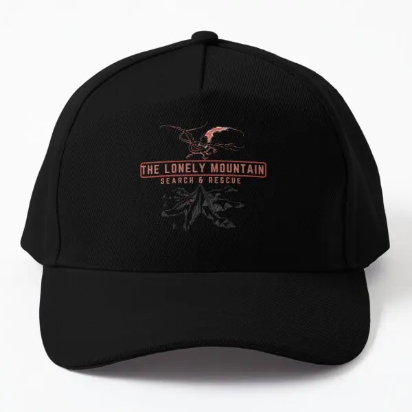 

The Lonely Mountain Search Rescue Baseball Cap Hat Printed Black Casual Sun Solid Color Summer Casquette Sport Snapback Women