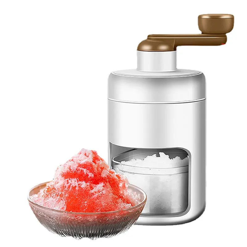 

Shaved Ice Machine DIY Home Small Manual Ice Crusher Smoothies Hailstorm Ice Maker Portable Kitchen Ice Blenders Tools