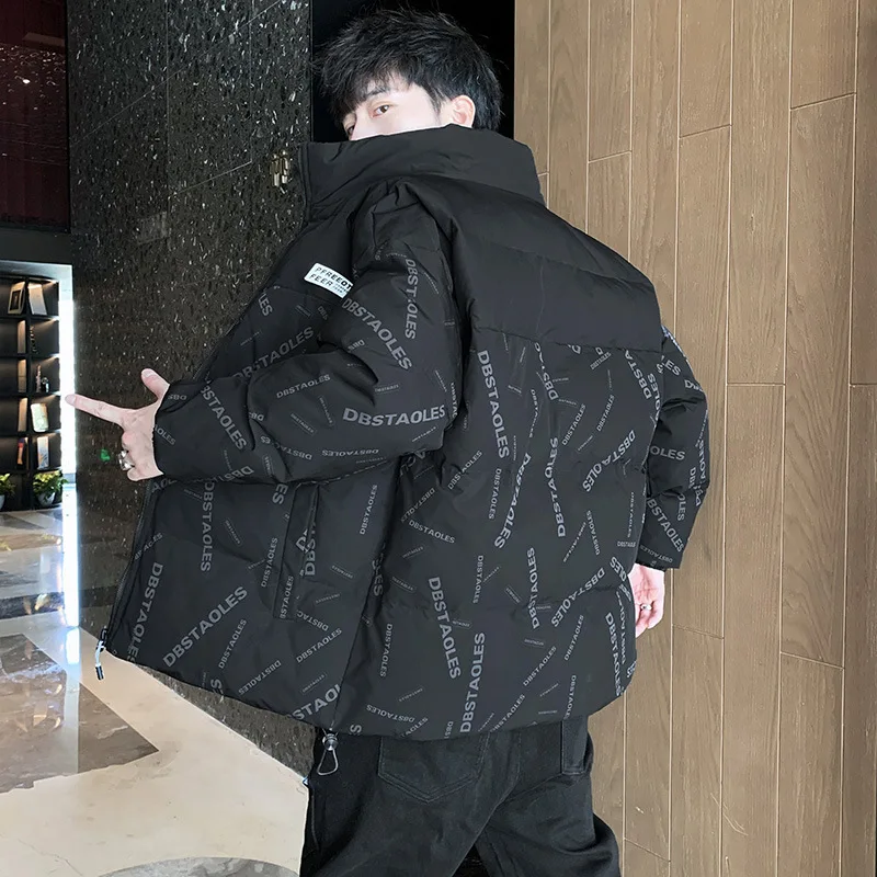 Luxury Brands New Winter Warmth Cotton Jacket Parkas Super Hot Coats Stand Collar Casual Oversized Mens Jacket Puffer Loose