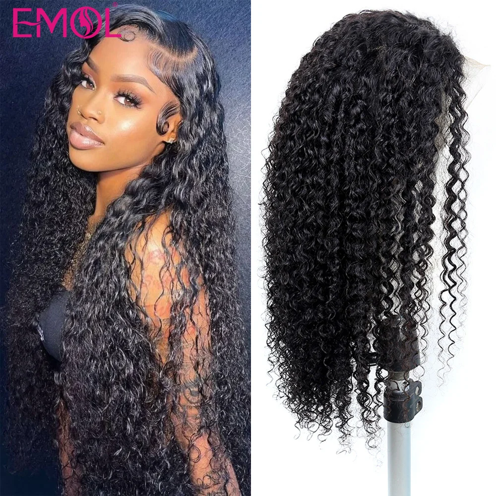 4x4 Kinky Curly Lace Closure Wig 13x4 13x1 Hd Lace Frontal Wig 8-30 Inch Kinky Curly Human Hair Wigs For Black Women Human Hair