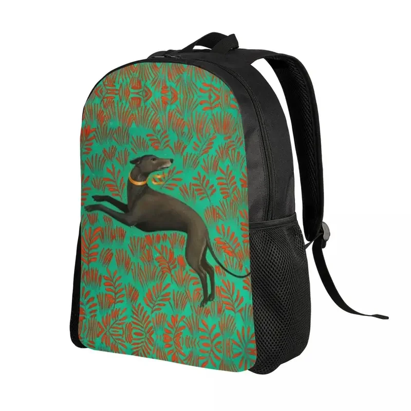 Пользовательский художественный рюкзак sihthound greyflowers для мужчин и женщин модная