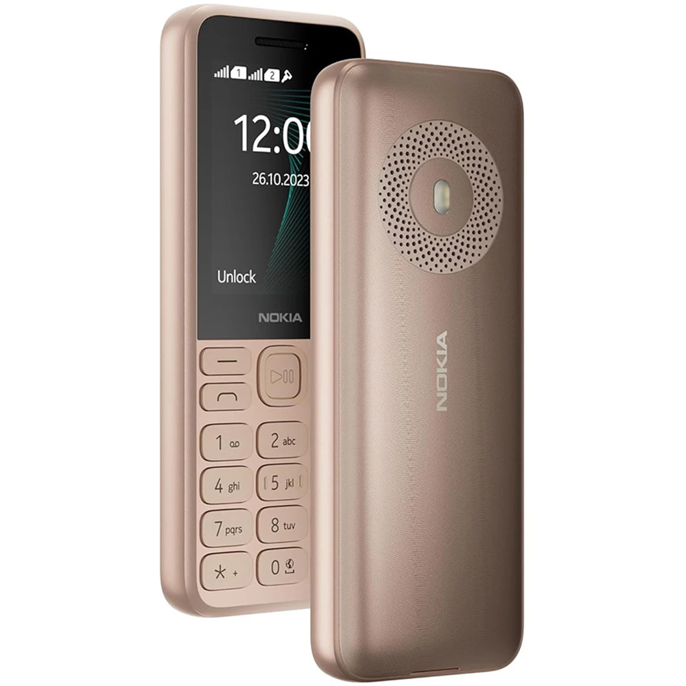 Фото Nokia 130 2023 2G телефон-резервный вариант с двумя SIM-картами, 1450 мАч, 2,4-дюймовый экран, MP3, FM-радио, MicroUSB, LED-фонарик, физические кнопки, телефон для пожилых людей