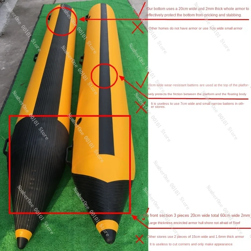 Утолщенные надувные pontoons Литые сетчатые лодки-понгу Морские подушки