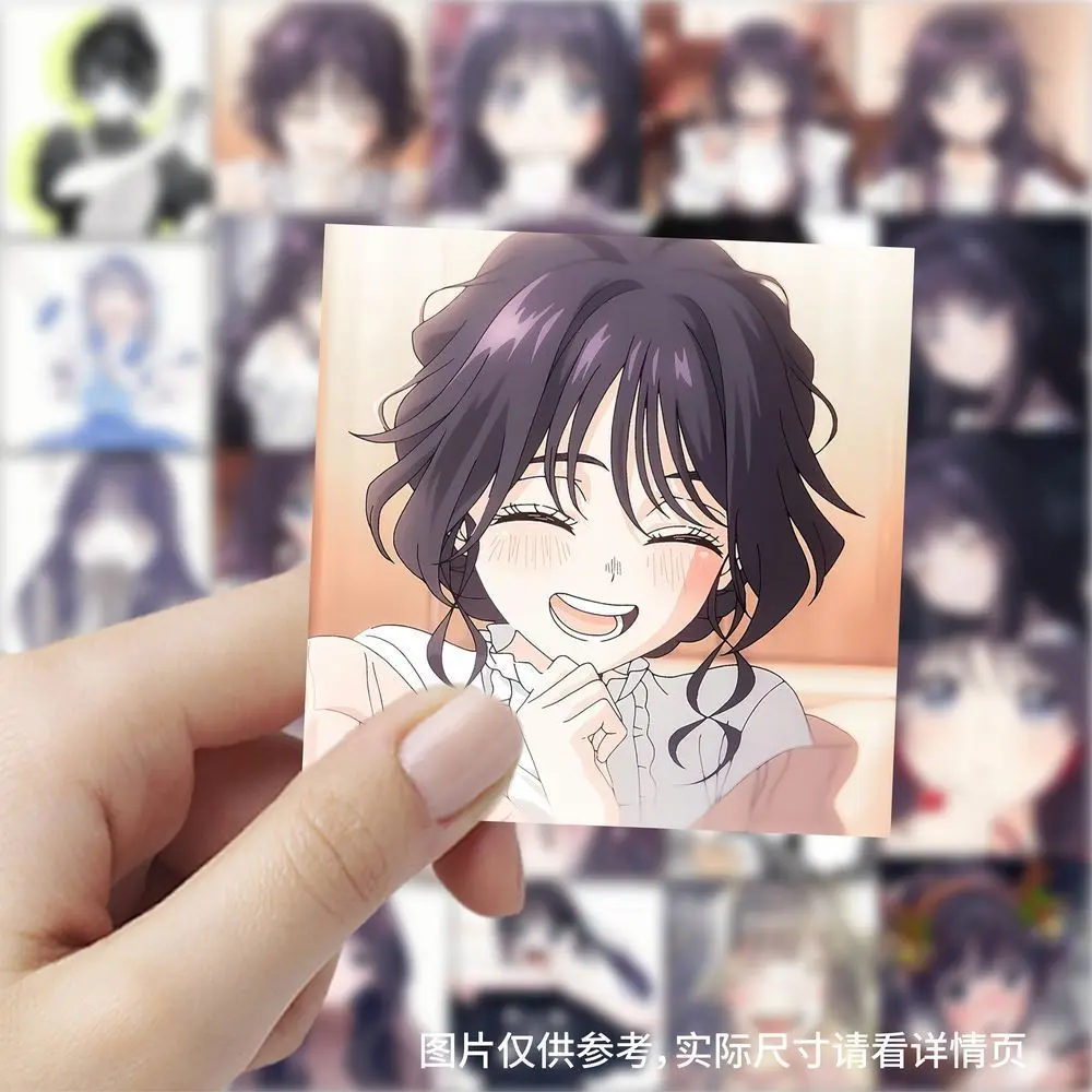 Фото Tsumugi Rintaro аниме наклейка Kaoru Hana Wa Rin To Saku канцелярские наклейки мультфильм справочник водонепроницаемые школьные принадлежности для студентов №4