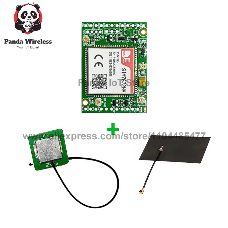 Фото SIM7672G SIM7672NA SIM7672E поддержка сердечника GPS LPWA+CAT1+CATM+GSM B1/B2/B3/B4/B5/B8/B12/B13/B17/B18/B19/B20/B25 с антенной №1