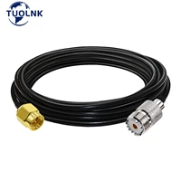 sma to uhf extension cable rg58 sma male to so239 female wifi antenna pigtail cable pl 259 rf coax assembly cable 30cm 50cm 5m