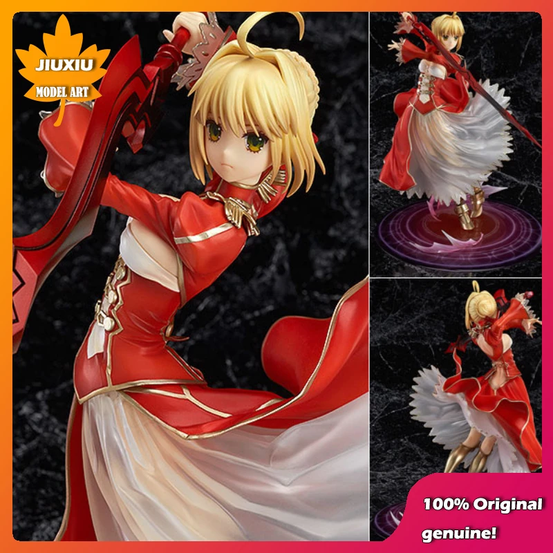 

100% Original:Anime Fate/EXTRA Nero Claudius Red saber 25cm PVC Action Figure Anime Figure Model Toy Figure Collection Doll Gift