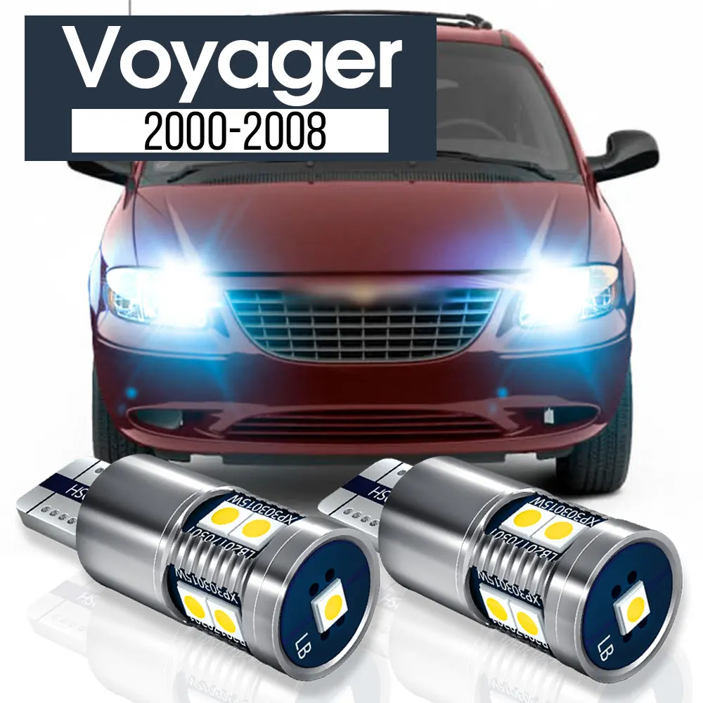 

2 шт. светодиодные габаритные фонари, аксессуары Canbus для Chrysler Voyager 2000-2008 2001 2002 2003 2004 2005 2006 2007
