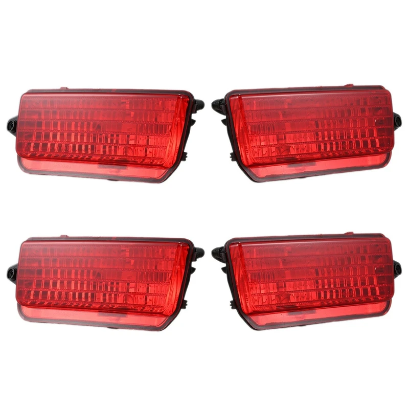 

4Pcs Rear Tail Lamp Bumper Fog Lights Driving Lamps 55156102AA 55156103AA For Jeep Grand Cherokee 2005-2009