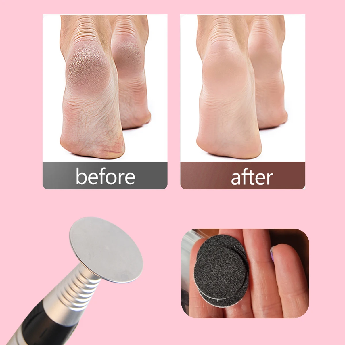 Сменная шлифовальная бумага для ногтей 25 мм