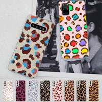 babaite leopard print phone case for samsung s21 a10 for redmi note 7 9 for huawei p30pro honor 8x 10i cover