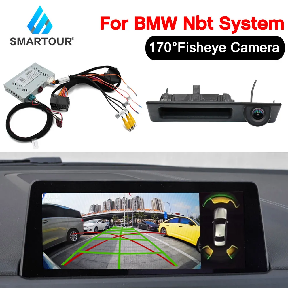HD Trunk Handle Car Camera Interface For Bmw Nbt System 1/2/3/4/5/7 Series Reversing Decoder Module f10 f30 f35 f20 For Bmw Mini