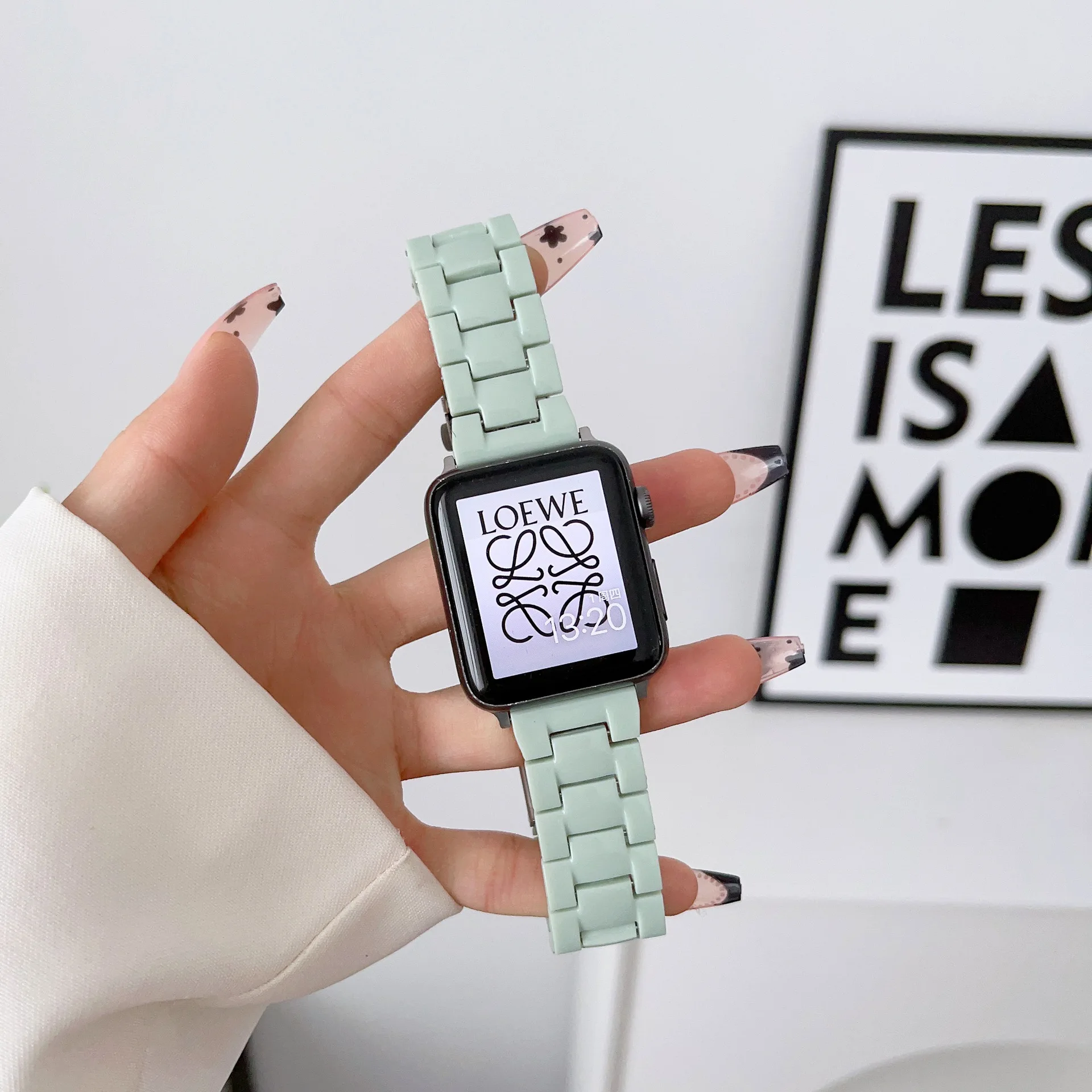 Candy Color Strap For Apple Watch Ultra 8 7 6 5 4 SE 45 38 42 44 40 49mm Macaron Replace Wrist Watchband For iwatch Series Strap
