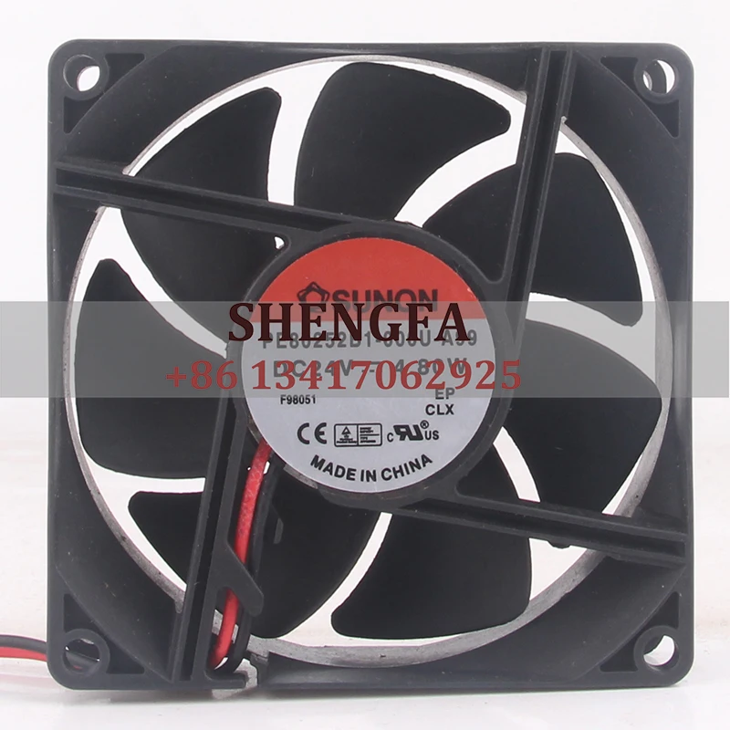 SUNON PE80252B1-000U-A99 охлаждающий вентилятор 12 В 48 в пост. Тока 24 В 4,8 Вт EC AC 80x80x25 мм 8 см 8025 центробежный промышленный вытяжной вентилятор