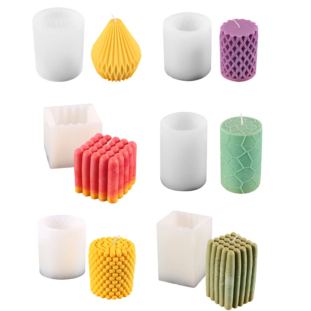 

Различные силиконовые формы с зажимами, цилиндрические искусственные украшения, силиконовая форма, декоративное украшение