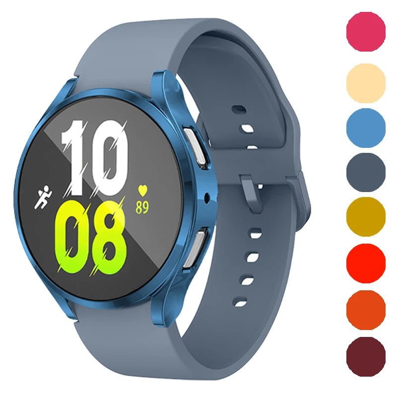 

Чехол и ремешок для смарт-часов Samsung Galaxy Watch 5/4 44 мм 40 мм 5 pro 45 мм