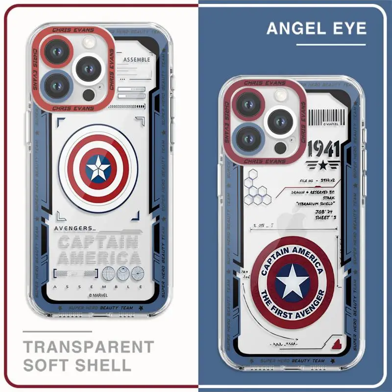 Телефон с механическим ветром Marvel для Honor X7b X8 X9b X8a X8b X9a 90 Lite 4G чехол прозрачный