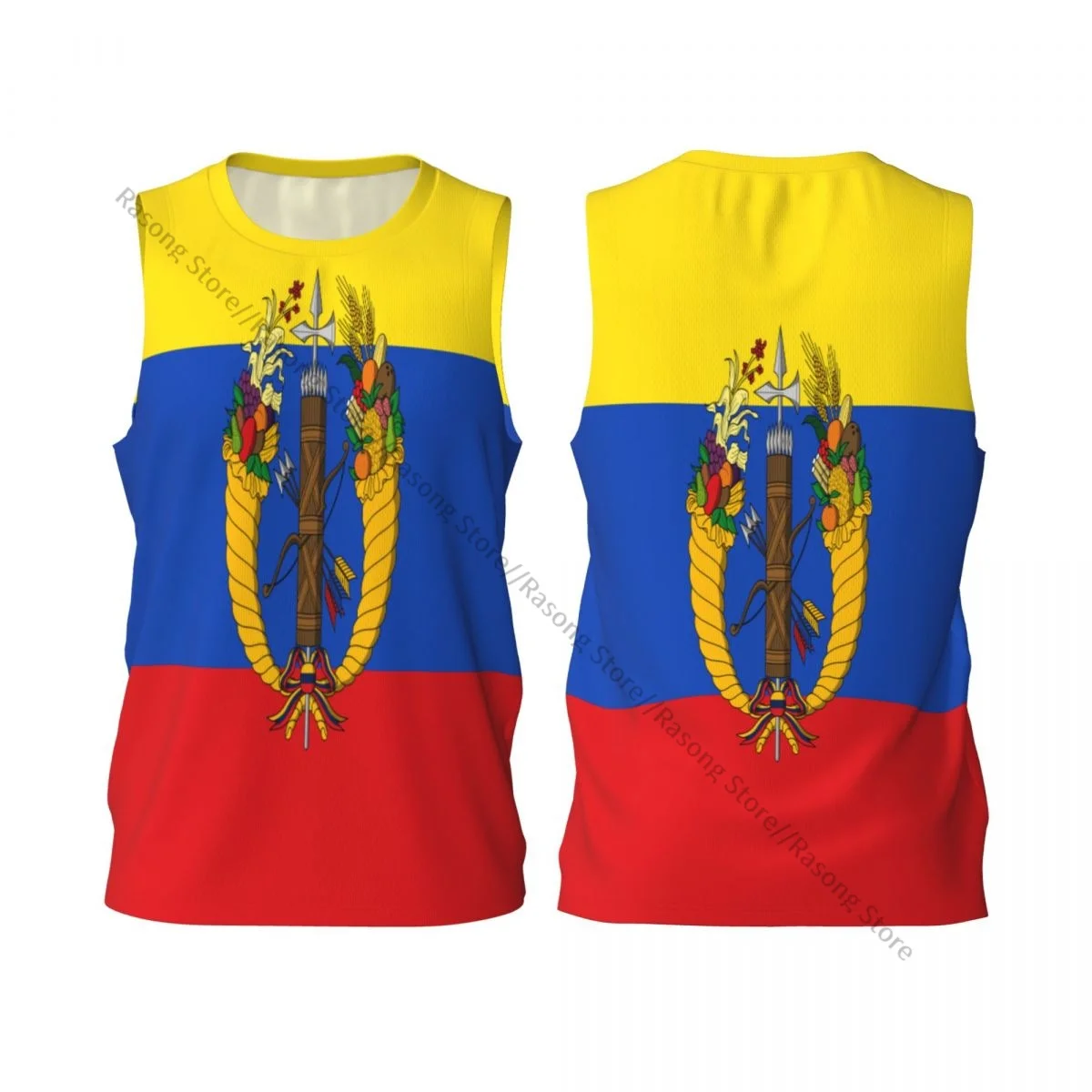 Мужская футболка с флагом Гран-Колумбии баскетбольная Футболка старших классов