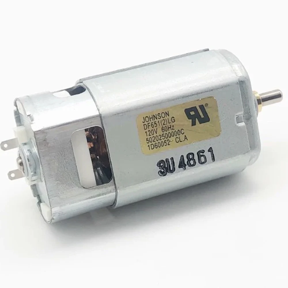 Оригинальный двигатель JOHNSON DF651(2)LG, 120 В постоянного тока, 60 Гц, электродвигатель с большим крутящим моментом, 3600 об/мин-12000 об/мин, микро-двигатель, компенсированная Угольная щетка