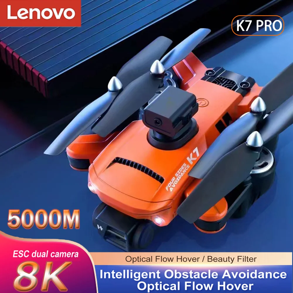 

Lenovo K7pro Drone 8K Dual-Camera 360° Obstacle Avoidance Optical Flow Electric Regulation Aerial Photography Four-Axis Aircraft