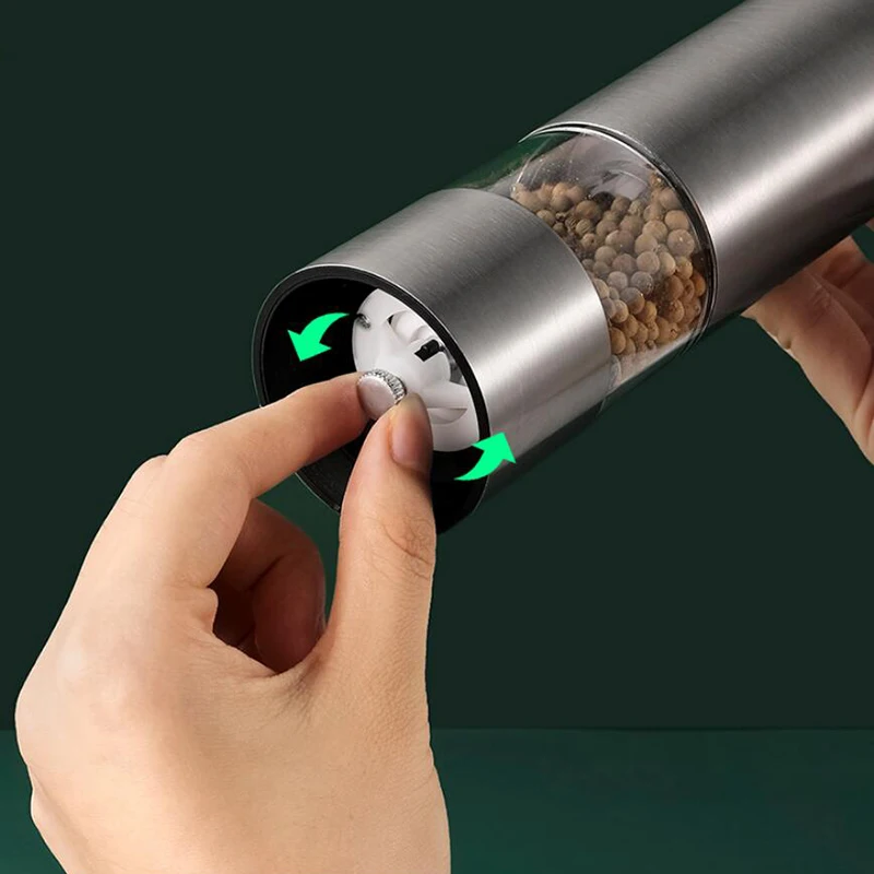 Электрическая мельница для перца соли нержавеющая сталь автоматическая