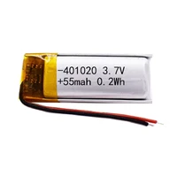 3 7v 50mah 401020 lithium polymer li po rechargeable battery for toys cars bluetooth speaker bluetooth headset digital products