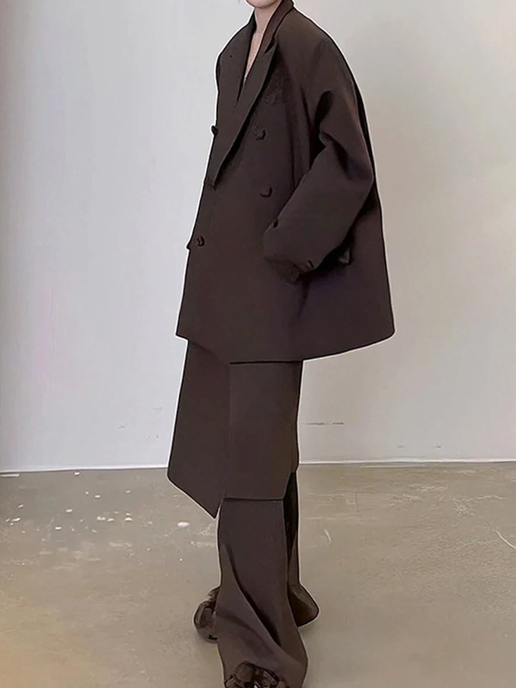 YERMORA женский комплект из двух предметов повседневный блейзер с лацканами и