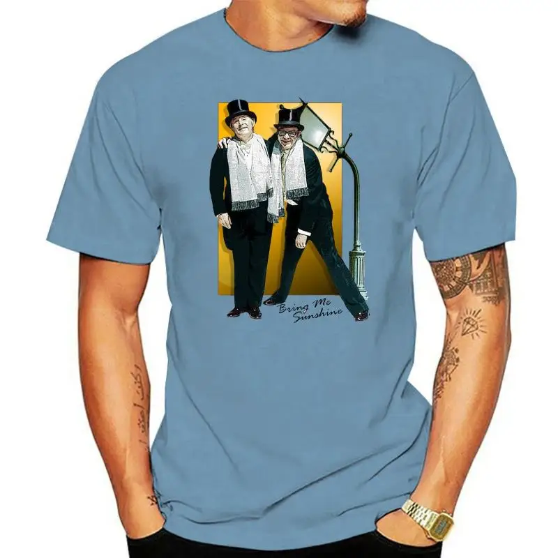 

T-SHIRT Morecambe and Wise - Bring Me SunshineMen's & Women's Tees in (LazyCarrot) classic comedy singing in the rain