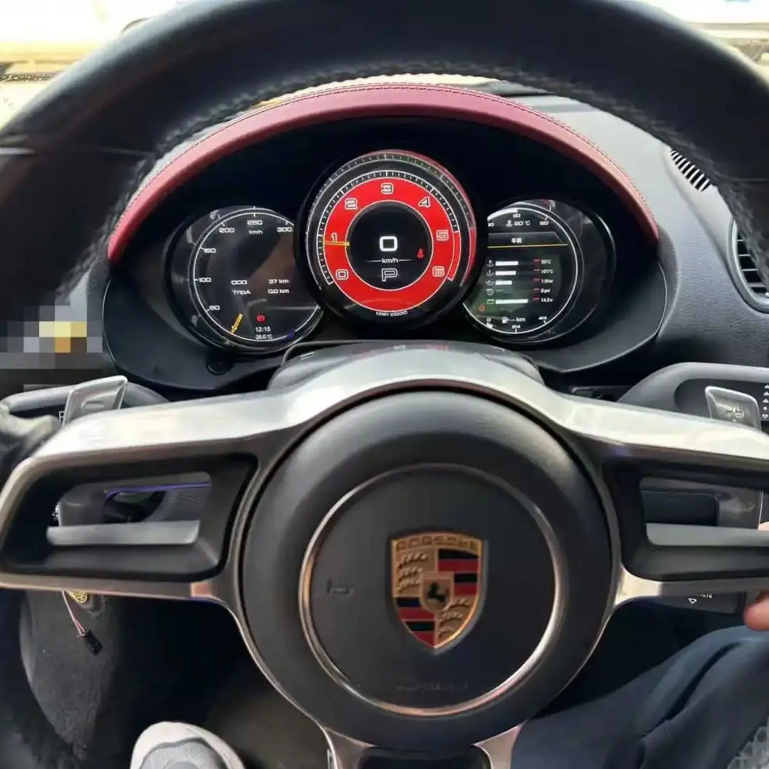 Фото GZ ЖК-дисплей автомобильный цифровой кластерный прибор CockPit для Porsche Cayenne Panamera Macan Boxster 982 718 911, спидомер приборной панели №4