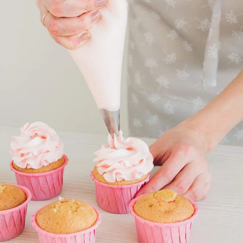 42pc set pastry nozzle stainless steel icing pipe tips set kitchen baking gadgets kitchen accessories cake decoration tools free global shipping