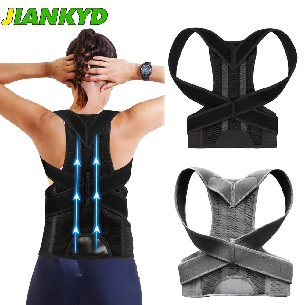 

1Pcs Back Brace Posture Corrector, Back Lumbar Support Shoulder Posture Support for Improve Posture Provide and Back Pain Relief