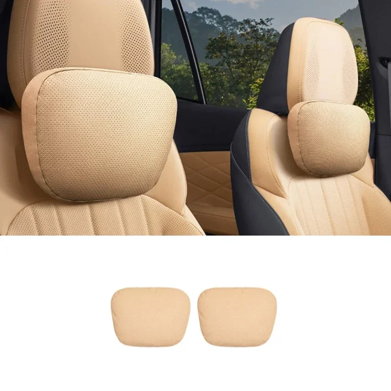 

Для Geely Galaxy Starship 7 EM-i 2024 2025 замшевая подушка для шеи подушки из пены с эффектом памяти аксессуары для салона автомобиля