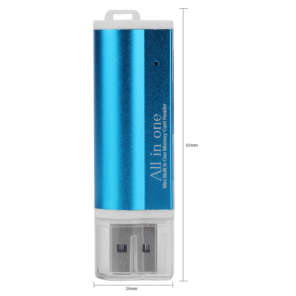 USB2.0 4 в 1 многокартридер для карт памяти SD/SDHC/Mini SD/MMC/TF Card/MS.