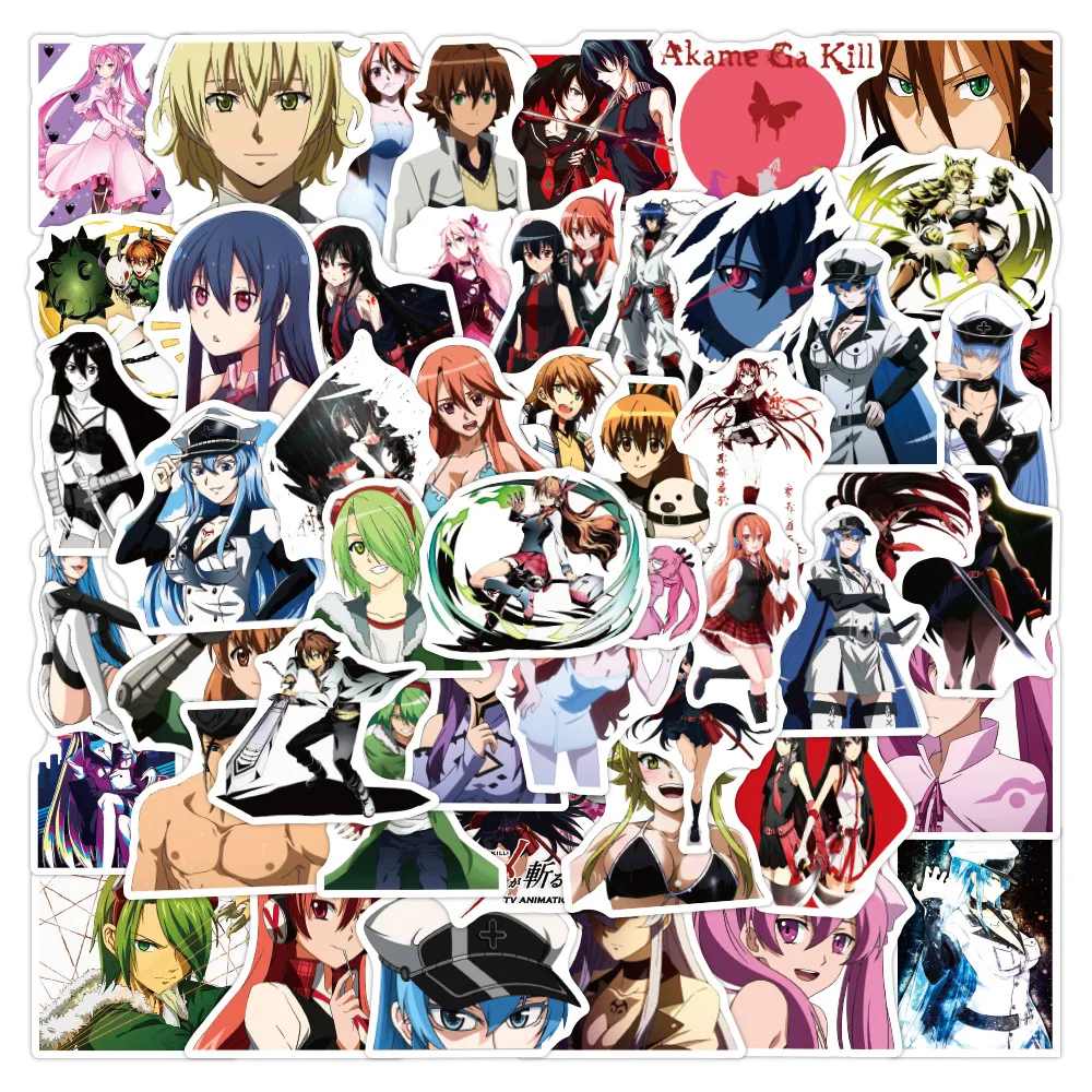 

Стикеры аниме Akame Ga KILL, 10/30/50 шт.