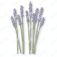 spring new lavender bouquet metal cutting dies for diy scrapbooking paper cards diary coloring embossing decoration knife mold