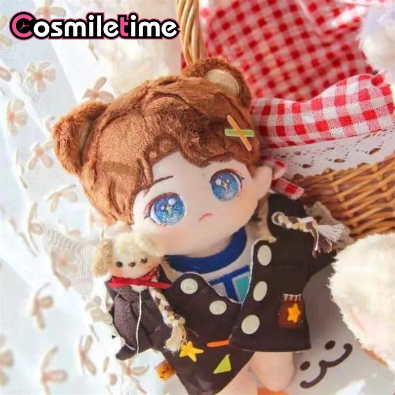 

Original Star Idol Wang Yibo Cute Plush 20cm Doll Stuffed Clothing Outfits Cosplay Children's Toy ForGirl Figure Xmas Fans Gift