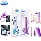 Durex Play тонкая Вибрация точка G Вибрация для женщин мягкое вибрирующее кольцо стимулятор массажер Вибраторы яйцо секс-дилдо волшебная палочка