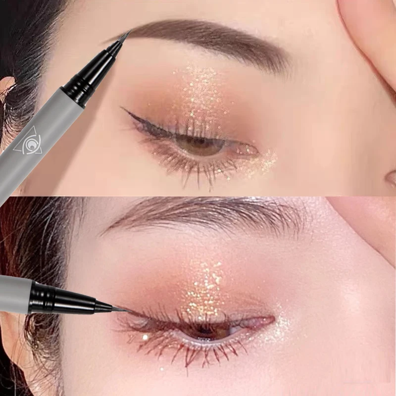 

Sdotter 1Pcs Ultra Thin Eyebrow Pen Long Lasting Waterproof Easy To Wear Sweatproof No Blooming No Fading Liquid Eyebrow Eyeline