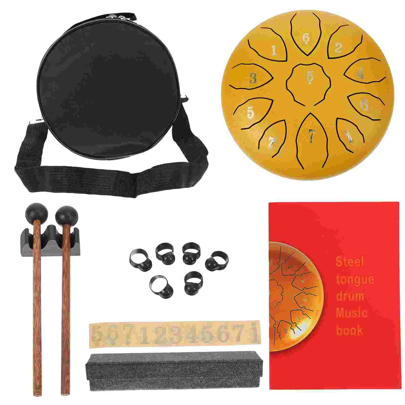 

Drum Tongue Finger Cots Practical Accessories Professional Set Creative