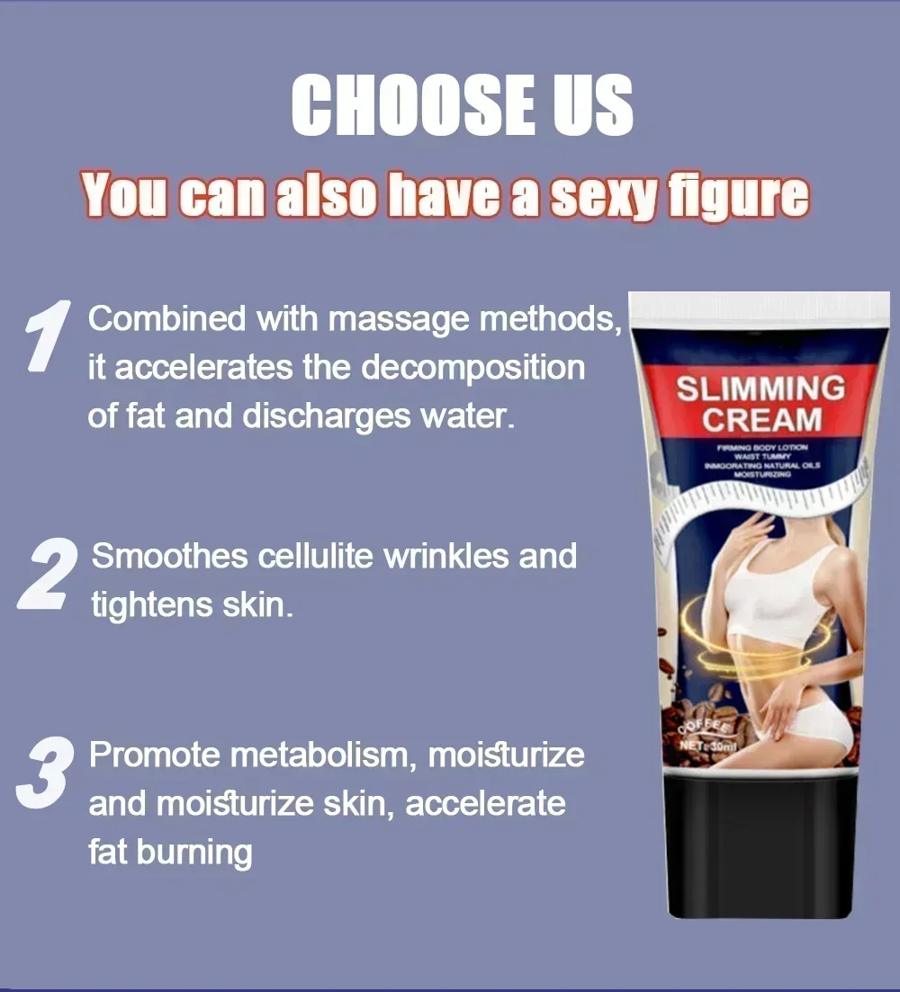 7-дневный высокоэффективный крем для похудения сжигание жира обтягивание бедер