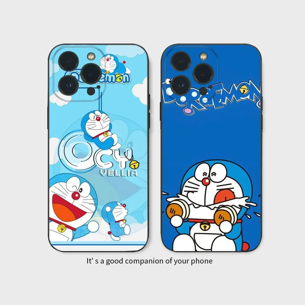 D-Doraemon-ys Phone Case For iPhone16 15 14 13 12 Mini 11 Pro XS Max X XR SE5 6 7 8 Plus Soft Silicone Cover