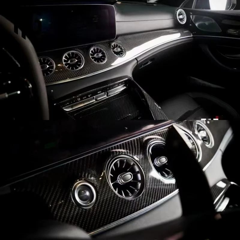 Фото Настоящий глянцевый бампер из карбона для GT43/GT50/GT53/GT63, крепление на винтах, автозапчасти №3