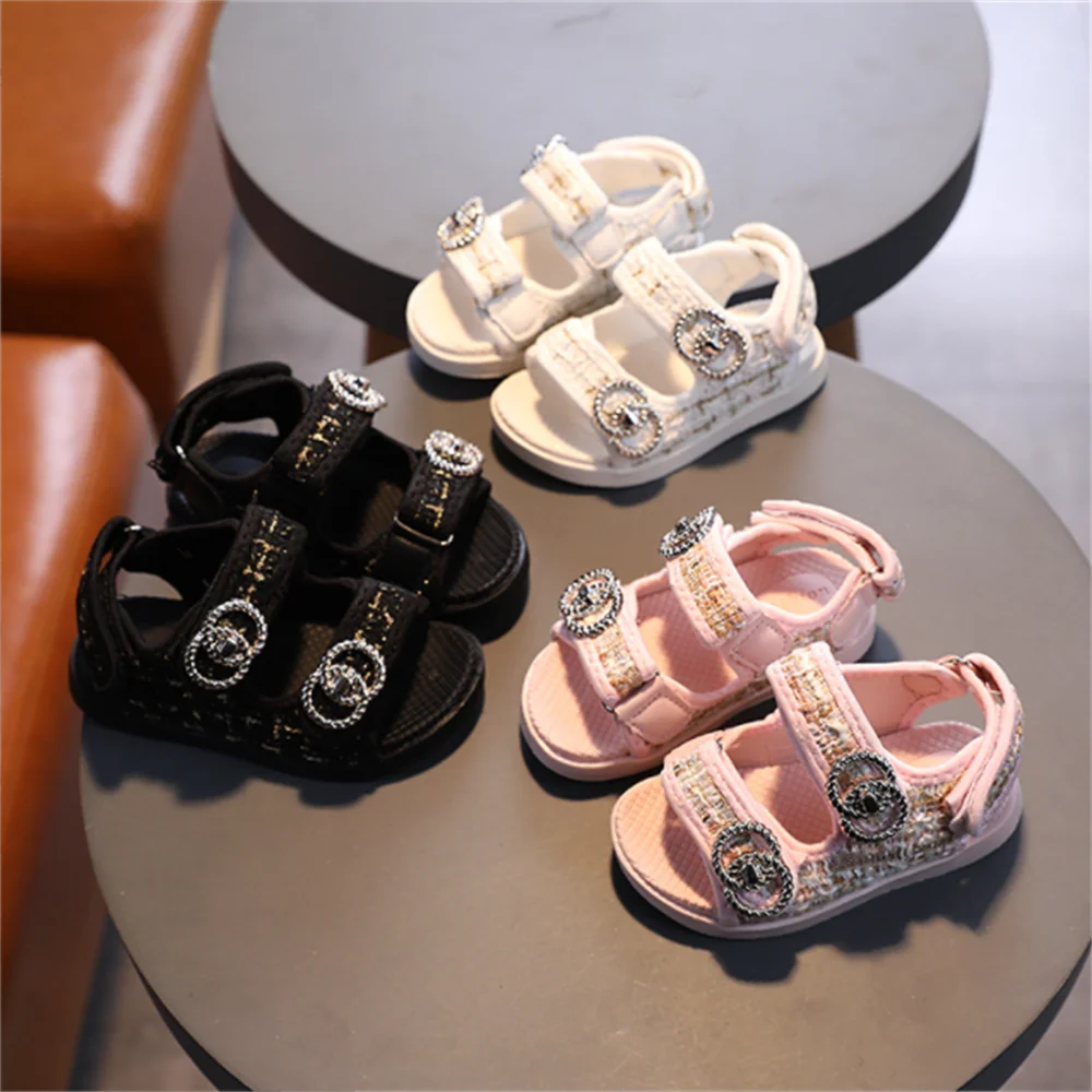 

2022 new children's summer open toe beach boys and girls soft bottom non-slip fashion all-match baby toddler sandals