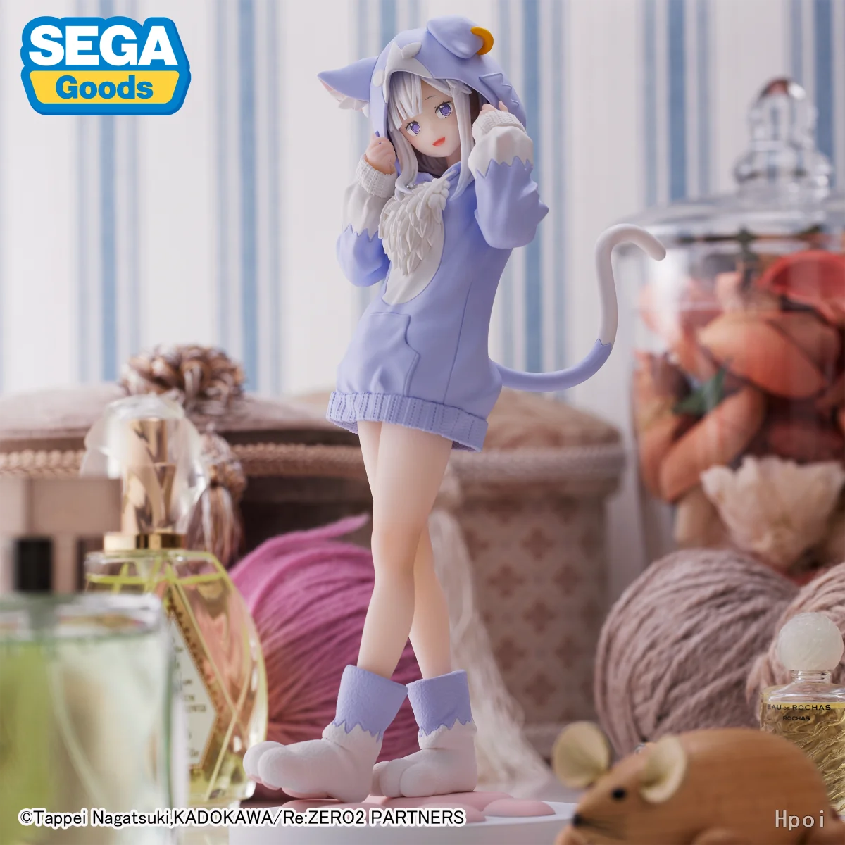 【UA】SEGA Luminasta Re:Zero Starting Life in Another World Эмилия: Фигурка в меховой парке, модель, игрушка, подарок (art.: 3920d96019162) - 3920d96019162