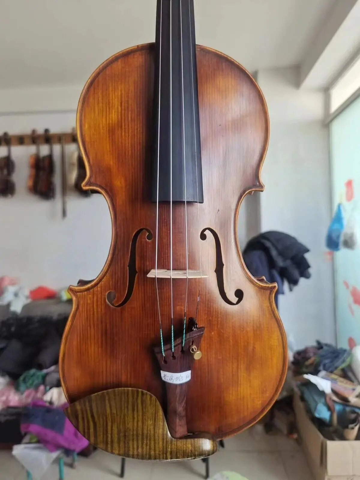 

Professional 4/4 violin Amati Model flamed maple back 100 Years Old spruce top