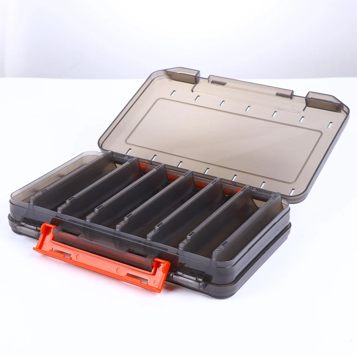 

1Pc Thickened 14 Grids Translucent Bait Storage Box Double-side Baits Kit Storage Case Lure Water-resistant Fish Tool Accessory