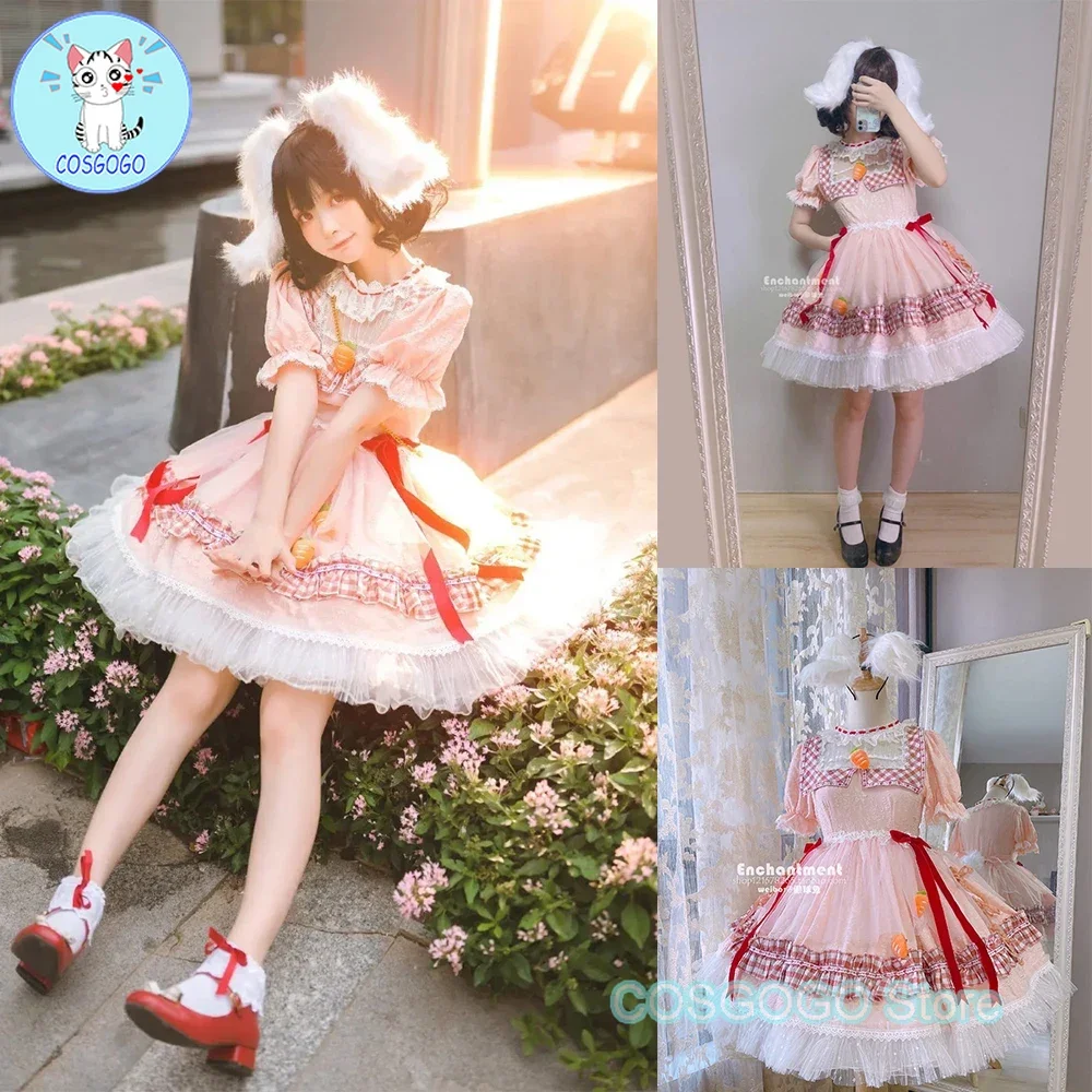 Костюм для косплея COSGOGO Touhou Project Tewi Inaba из черного кролика косплей-костюм аниме